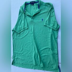 U.S. Polo Assn. Men's Polo Shirt in Vibrant Green